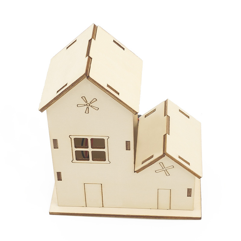 Science Project - DIY Handmade Glowing House Model Science