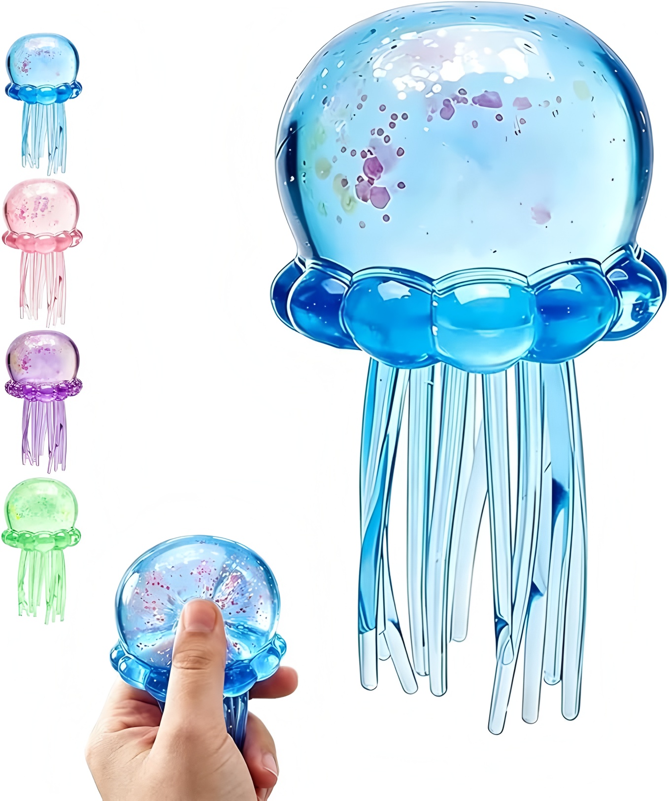 Crystal Growing Kit - Jellyfish Squishy Toy Elastic Jellyfish Squeeze