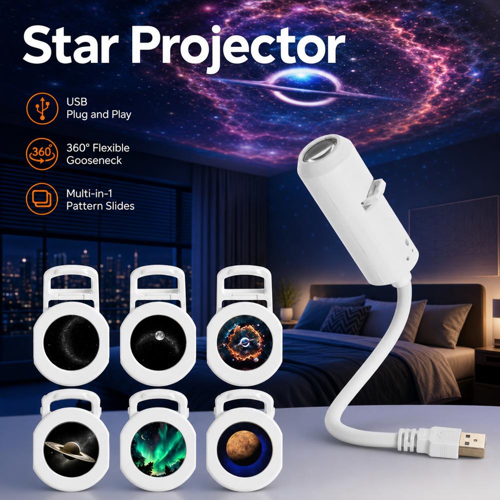 Planetarium Projector Home - Multi-in-1 New USB Galaxy Star Projector