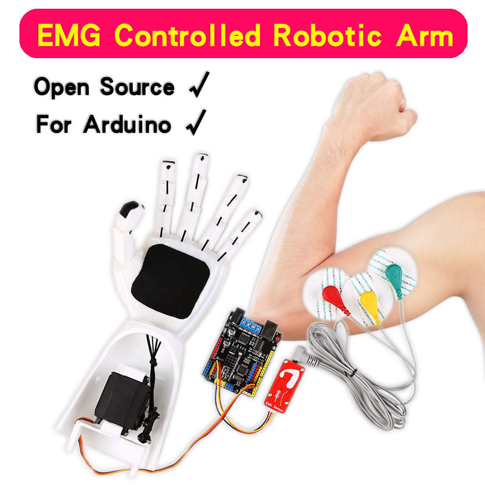 EMG Sensor Robotic Arm Electri - Science Robotics review and price