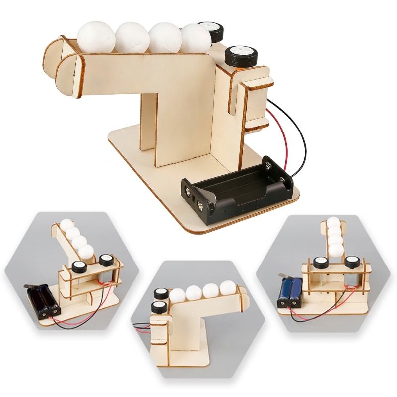Wooden Automatic Ball Launchin - Science Project review and price