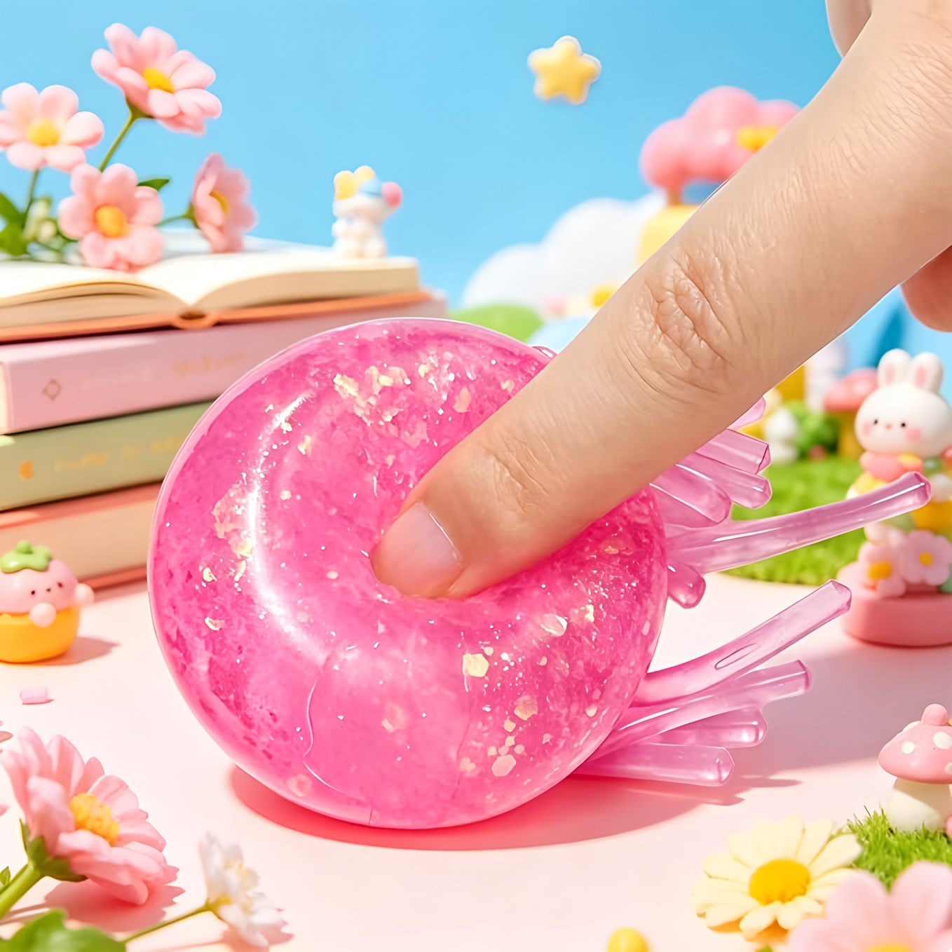 Jellyfish Squishy Toy Elastic  - Crystal Growing Kit review and price
